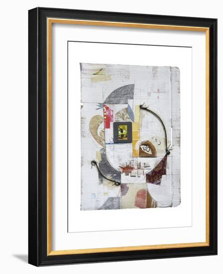 Face 5-Enrico Varrasso-Framed Premium Giclee Print