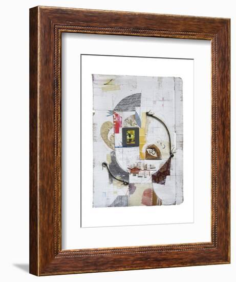 Face 5-Enrico Varrasso-Framed Art Print