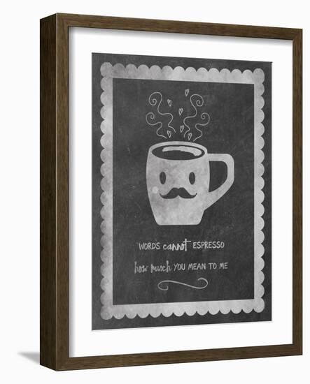 Face Coffee-Erin Clark-Framed Giclee Print