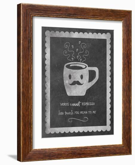 Face Coffee-Erin Clark-Framed Giclee Print