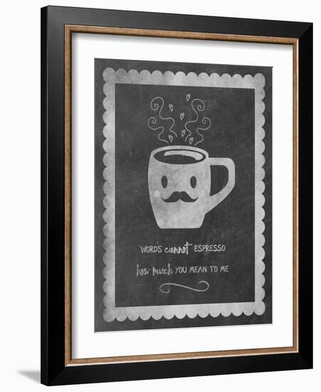 Face Coffee-Erin Clark-Framed Giclee Print