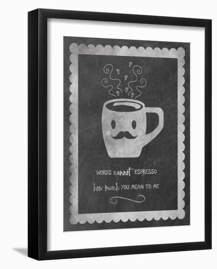 Face Coffee-Erin Clark-Framed Giclee Print