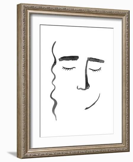 Face in a Crowd II-Grace Popp-Framed Premium Giclee Print