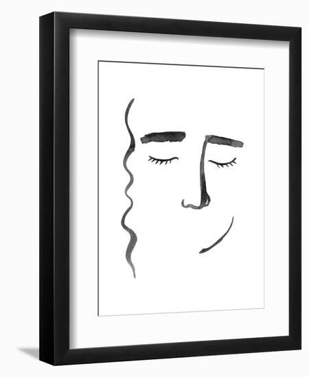 Face in a Crowd II-Grace Popp-Framed Art Print