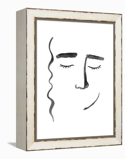 Face in a Crowd II-Grace Popp-Framed Stretched Canvas