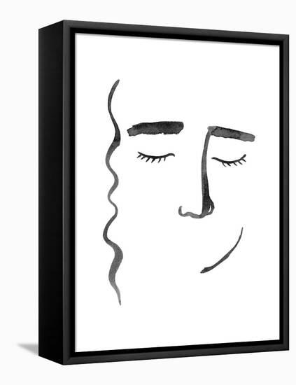 Face in a Crowd II-Grace Popp-Framed Stretched Canvas