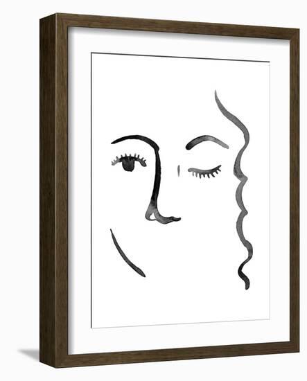 Face in a Crowd IV-Grace Popp-Framed Premium Giclee Print
