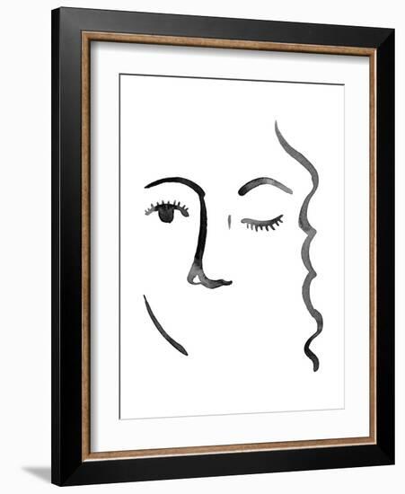 Face in a Crowd IV-Grace Popp-Framed Premium Giclee Print