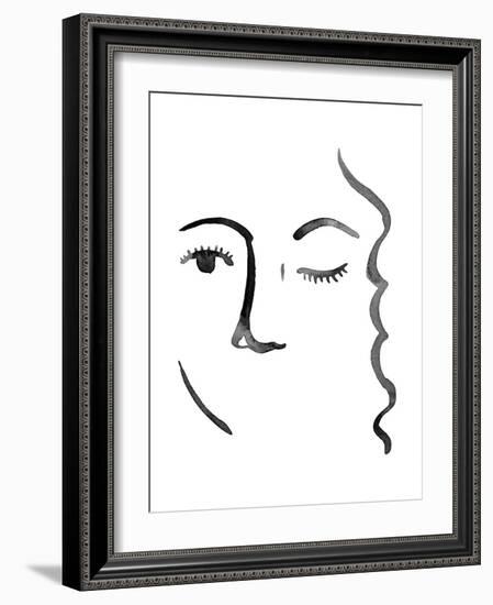 Face in a Crowd IV-Grace Popp-Framed Premium Giclee Print