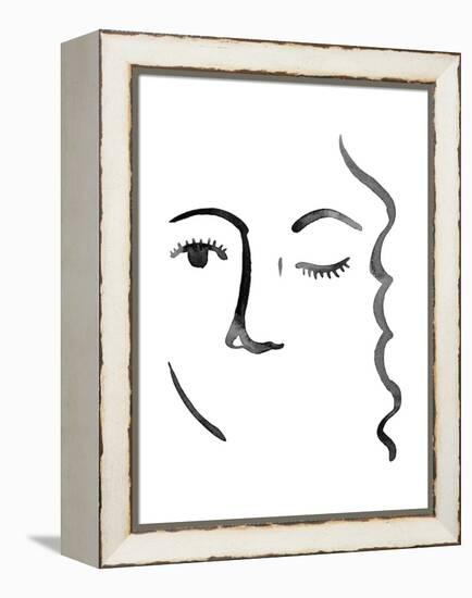 Face in a Crowd IV-Grace Popp-Framed Stretched Canvas