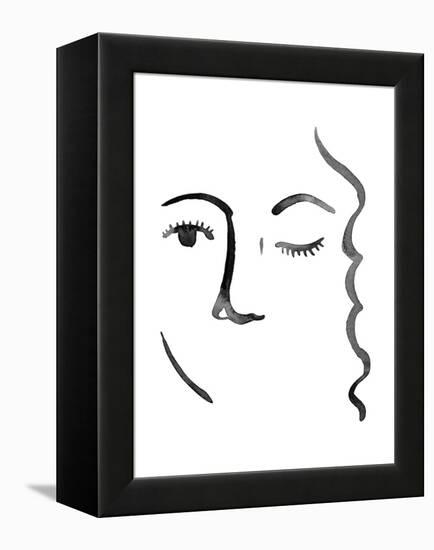 Face in a Crowd IV-Grace Popp-Framed Stretched Canvas