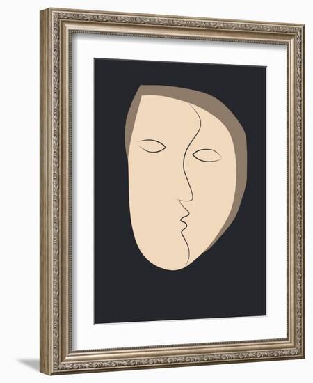 Face It 1-Design Fabrikken-Framed Art Print