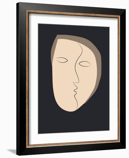 Face It 1-Design Fabrikken-Framed Art Print