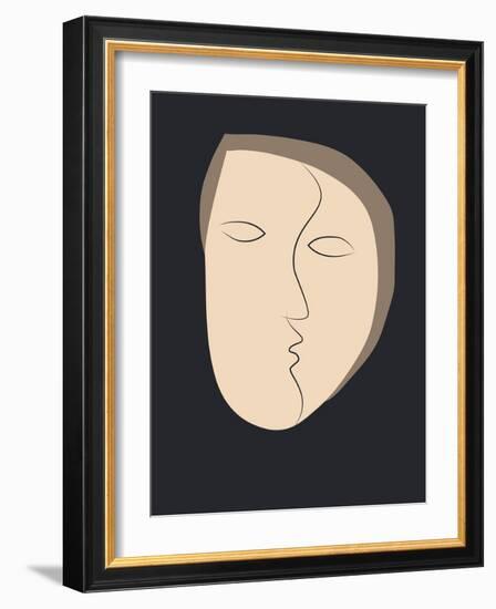 Face It 1-Design Fabrikken-Framed Art Print