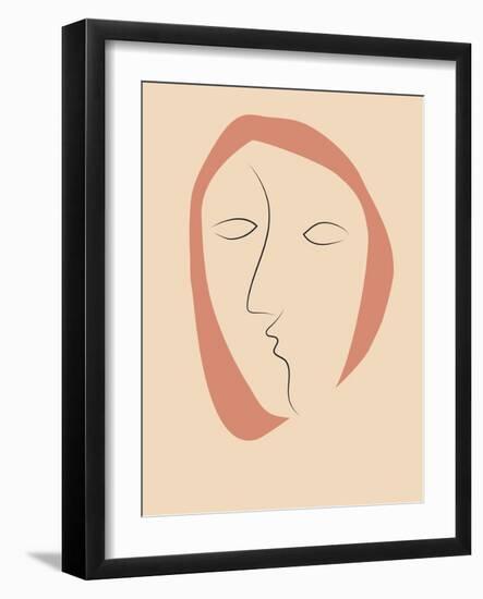 Face It 2-Design Fabrikken-Framed Art Print