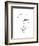 Face Line 1-Design Fabrikken-Framed Art Print