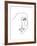 Face Line 1-Design Fabrikken-Framed Premium Giclee Print