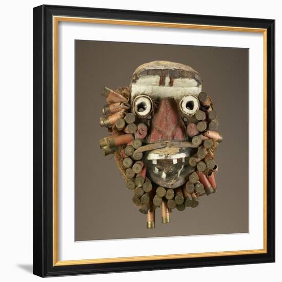 Face Masks Made and Used by the Wee Peoples of Côte d'Ivoire; National Museum of African Art-null-Framed Premium Photographic Print