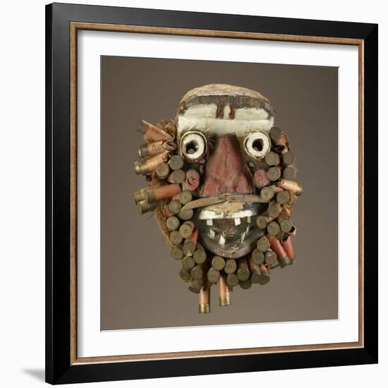Face Masks Made and Used by the Wee Peoples of Côte d'Ivoire; National Museum of African Art-null-Framed Photographic Print