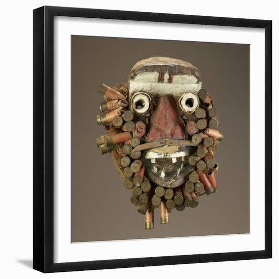 Face Masks Made and Used by the Wee Peoples of Côte d'Ivoire; National Museum of African Art-null-Framed Photographic Print