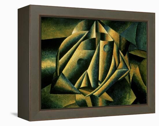 Face of a Peasant Girl, c.1912-Kasimir Malevich-Framed Premier Image Canvas