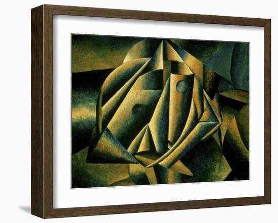 Face of a Peasant Girl, c.1912-Kasimir Malevich-Framed Giclee Print