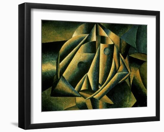 Face of a Peasant Girl, c.1912-Kasimir Malevich-Framed Giclee Print