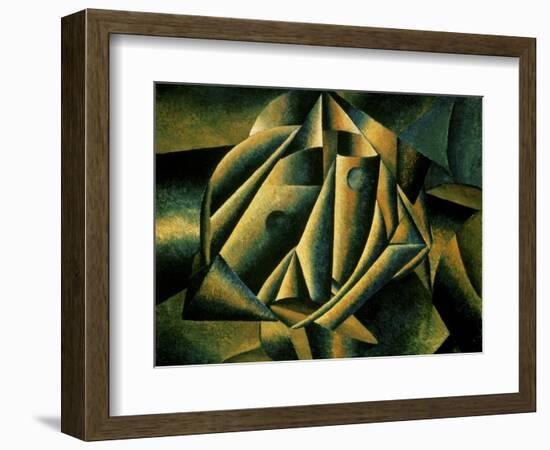 Face of a Peasant Girl, c.1912-Kasimir Malevich-Framed Giclee Print