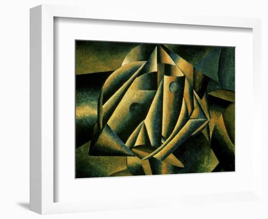 Face of a Peasant Girl, c.1912-Kasimir Malevich-Framed Giclee Print