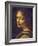 Face of Angel, Detail from Virgin of Rocks, 1483-1490-Leonardo da Vinci-Framed Giclee Print