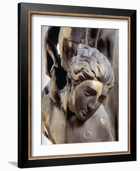 Face of Isaac, Detail from Sacrifice of Isaac-null-Framed Giclee Print