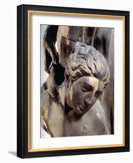 Face of Isaac, Detail from Sacrifice of Isaac-null-Framed Giclee Print