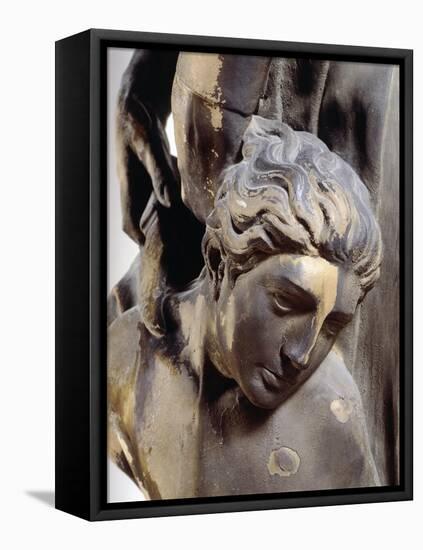 Face of Isaac, Detail from Sacrifice of Isaac-null-Framed Premier Image Canvas