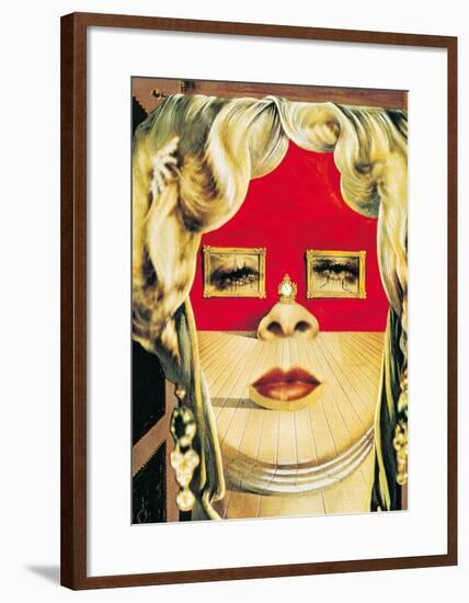 Face of Mae West, c.1935-Salvador Dalí-Framed Art Print