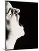 Face of Man Screaming In Rage Or Pain (side View)-Cristina-Mounted Photographic Print