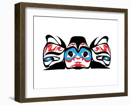 Face of The Fish-null-Framed Art Print