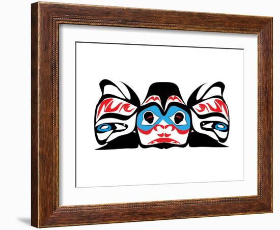 Face of The Fish-null-Framed Art Print