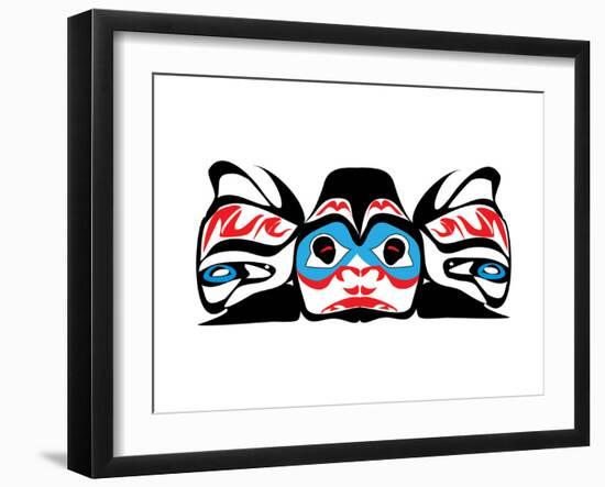 Face of The Fish-null-Framed Art Print