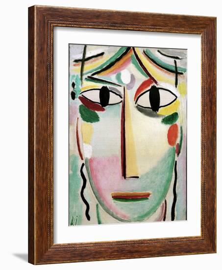 Face of the Saviour, 1919-Alexej Von Jawlensky-Framed Giclee Print