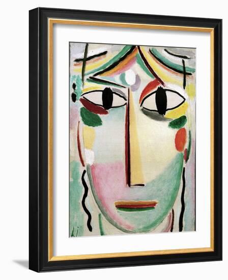 Face of the Saviour, 1919-Alexej Von Jawlensky-Framed Giclee Print