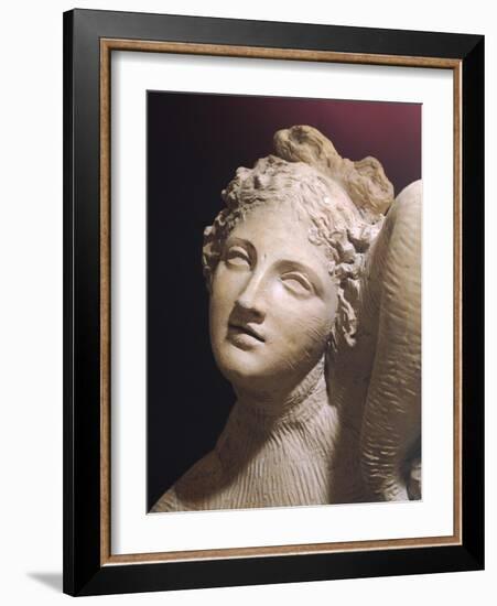 Face of Venus, Detail from Adonis Crowning Venus-Antonio Canova-Framed Giclee Print