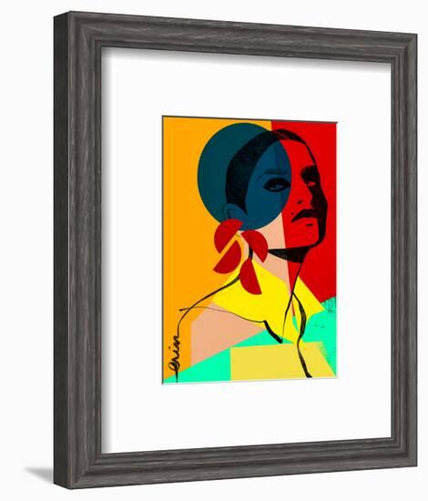 Face Off No. 1-Erin K. Robinson-Framed Art Print