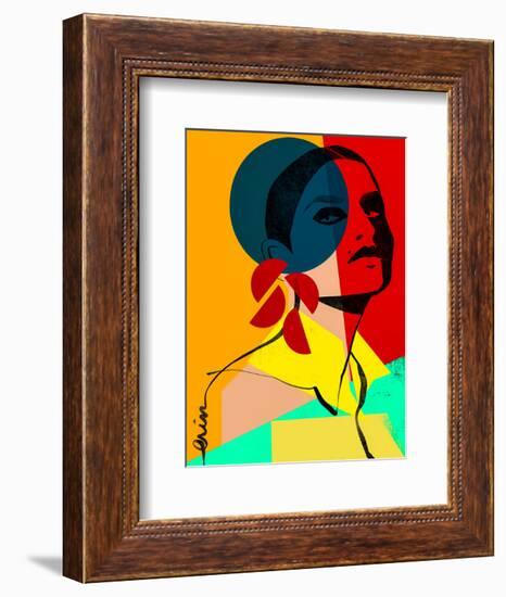 Face Off No. 1-Erin K. Robinson-Framed Art Print