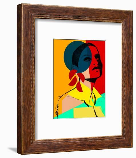 Face Off No. 1-Erin K. Robinson-Framed Art Print