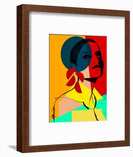 Face Off No. 1-Erin K. Robinson-Framed Art Print