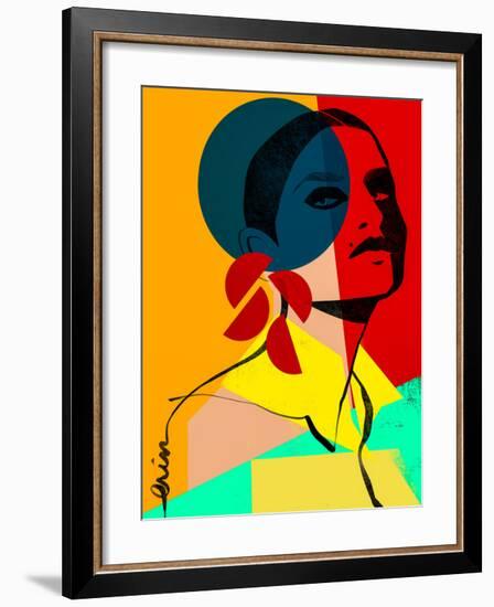 Face Off No. 1-Erin K. Robinson-Framed Art Print