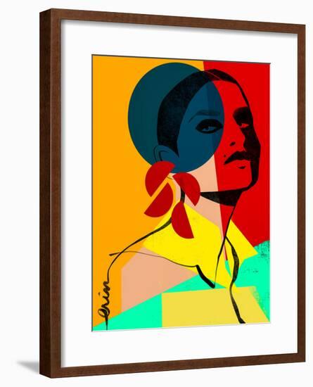 Face Off No. 1-Erin K. Robinson-Framed Art Print