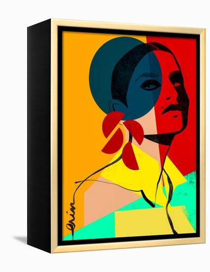 Face Off No. 1-Erin K. Robinson-Framed Stretched Canvas