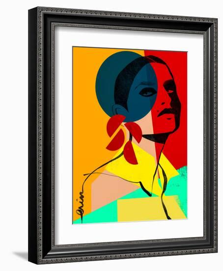 Face Off No. 1-Erin K. Robinson-Framed Art Print