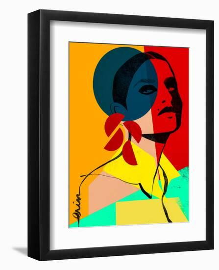 Face Off No. 1-Erin K. Robinson-Framed Art Print